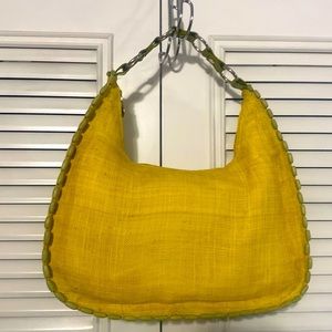 HYPE vintage handbag, waved fiber material